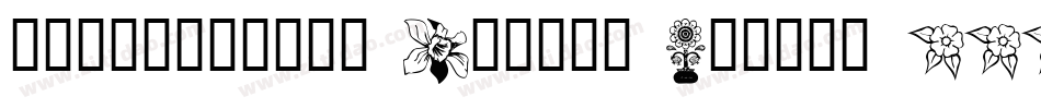 Traditional Floral Design III字体转换